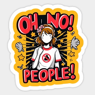 No Peoples Sticker